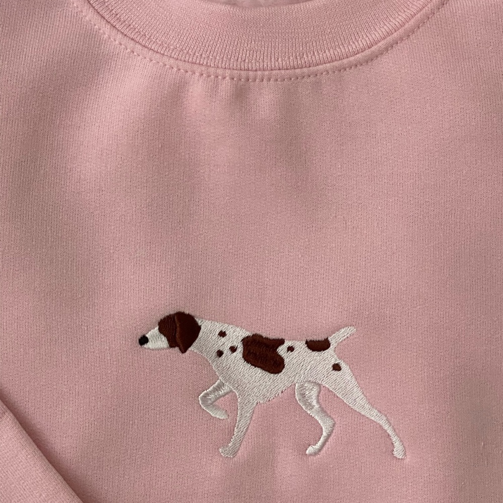 German Short haired pointer Embroidered Sweatshirt